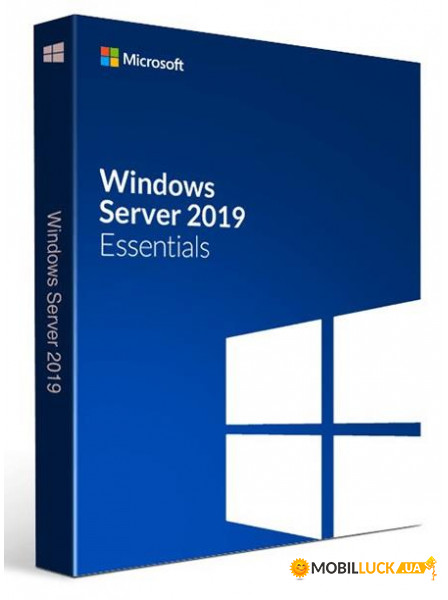   Microsoft Windows Svr Essentials 2019 64Bit English DVD 1-2CPU (G3S-01299)