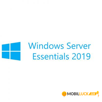   Microsoft Windows Svr Essentials 2019 64Bit Ukrainian DVD 1-2CPU (G3S-01308)