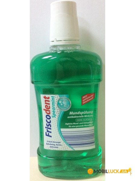    Friscodent mundspulung spearmint 500 