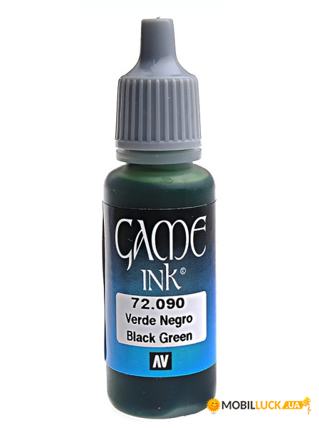   Vallejo Game Color Inky Black Green (VLJ72090)