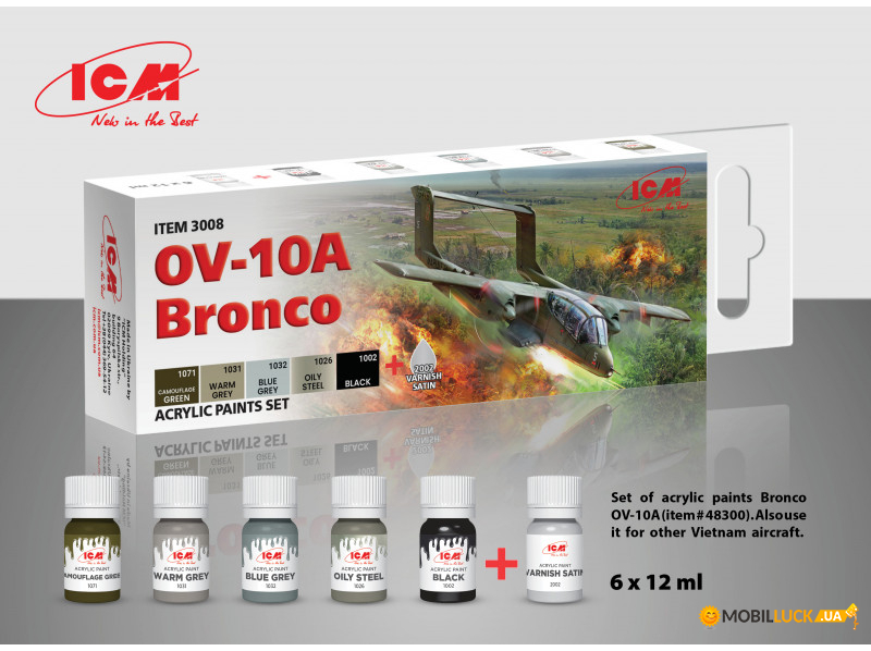    OV-10A Bronco (   ), 6 . ICM (ICM3008)