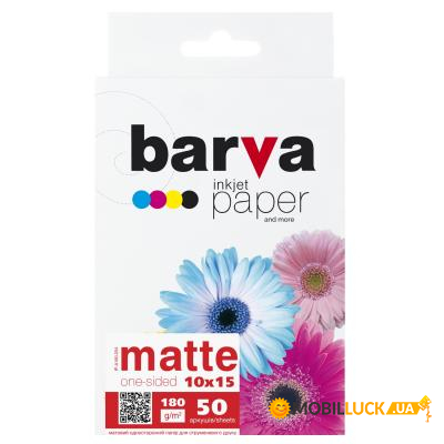  Barva 10x15180 g/m2 matt 50 (A180-254)