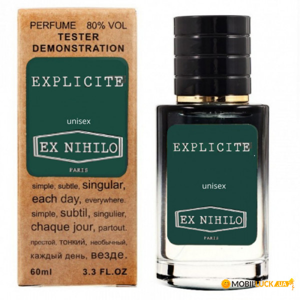   Ex Nihilo Explicite - Selective Tester 60ml 