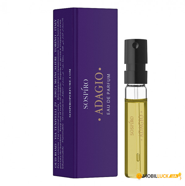   Sospiro Perfumes Adagio  2 ml vial