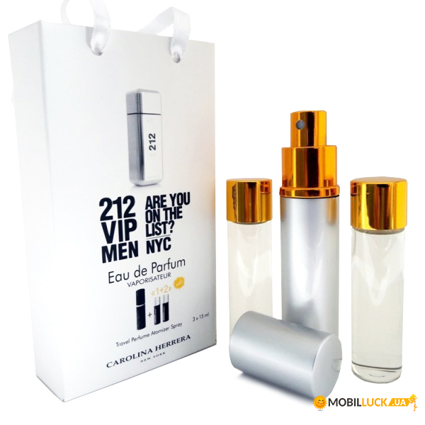    Carolina Herrera 212 VIP Men (3x15 ml)