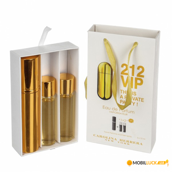    Carolina Herrera 212 VIP (3x15 ml)