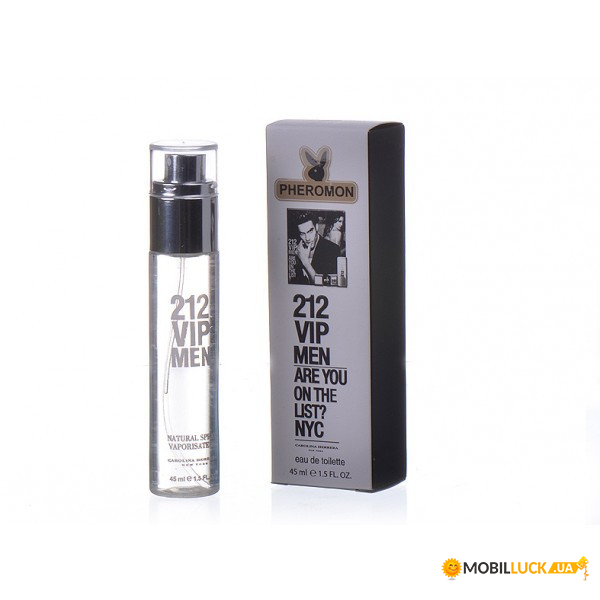   Carolina Herrera 212 Vip Men Pheromone Tube 45ml