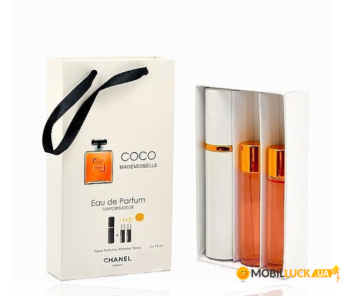   Chanel Coco Mademoiselle Trio Bag 3x15ml 