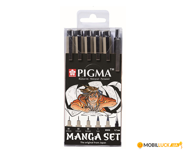   Sakura Pigma Micron Manga Tool Set 6 