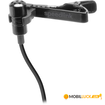  Speedlink SPES Clip-On Microphone Black (SL-8691-SBK-01)