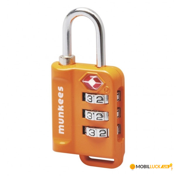 - Munkees TSA Combi Lock orange (3610-OR)