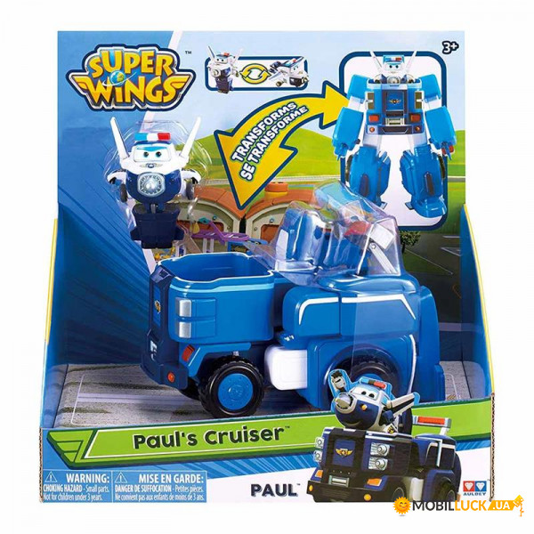   Super Wings Transforming Vehicles Paul,  (EU720315)