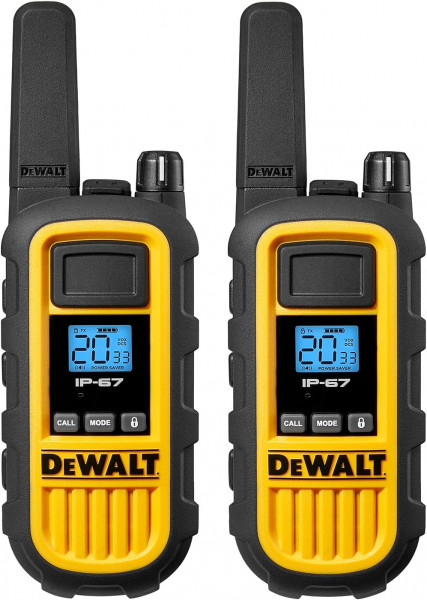  2  DeWalt Heavy Duty Walkie-Talkie DXFRS800