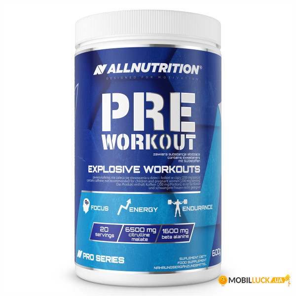  AllNutrition Pre Workout 600  -