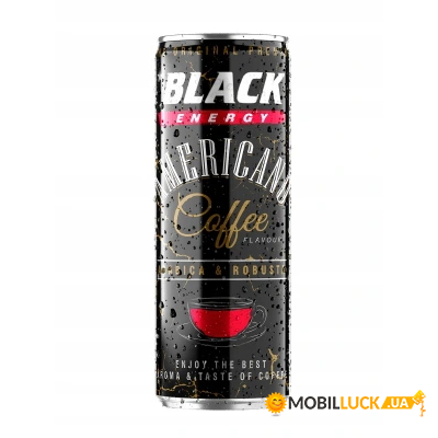  Black Energy Americano Coffee 250  