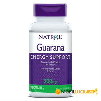  Natrol Guarana 200 mg 90  