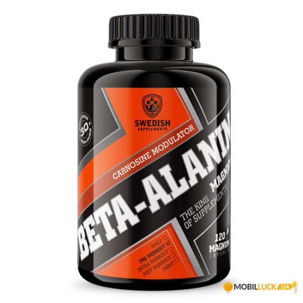  Swedish Supplements Beta-Alanine Magnum 120  (CN4907)