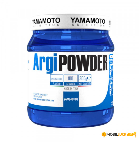   Yamamoto Nutrition Argi POWDER - 300 Grams 100-31-5324970-20