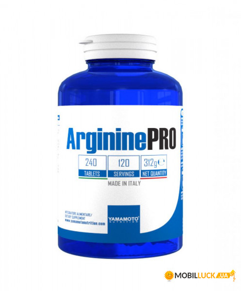   Yamamoto Nutrition Arginine Pro - 240cap 100-80-8460012-20