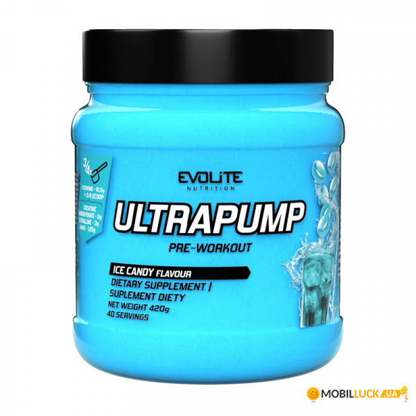  Evolite Nutrition Ultra Pump 420 g green apple