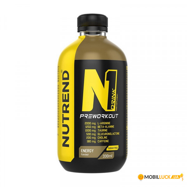  Nutrend N1Drink Preworkout 330 ml energy