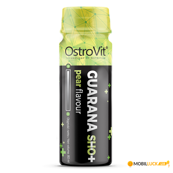  OstroVit Guarana Shot - 80ml Pear 100-43-6491672-20