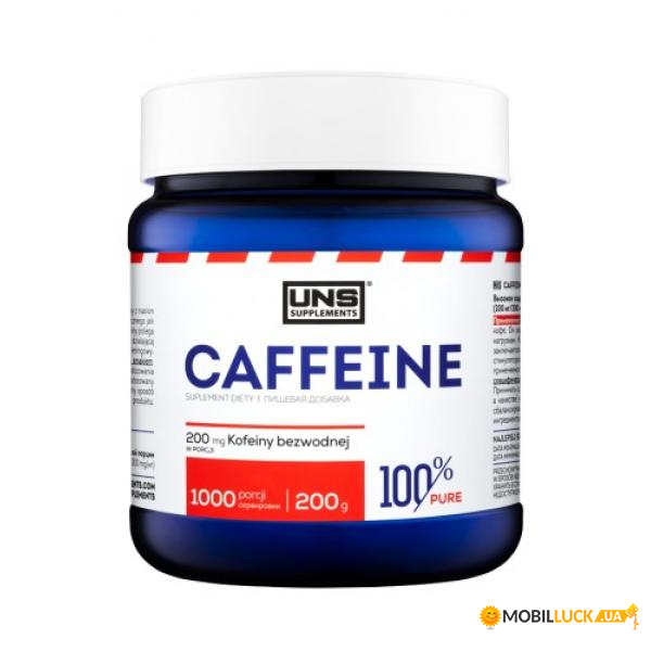  UNS 100% Pure Caffeine - 200g 100-23-5413257-20