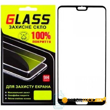   3D Full Glue Huawei P20 black Glass 