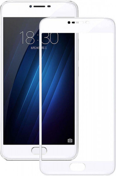   Mocolo 2.5D Full Cover Tempered Glass Meizu U10 White #I/S