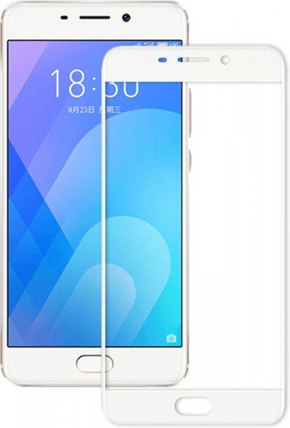   Mocolo 2.5D Full Cover Tempered Glass Meizu M6 Note White #I/S