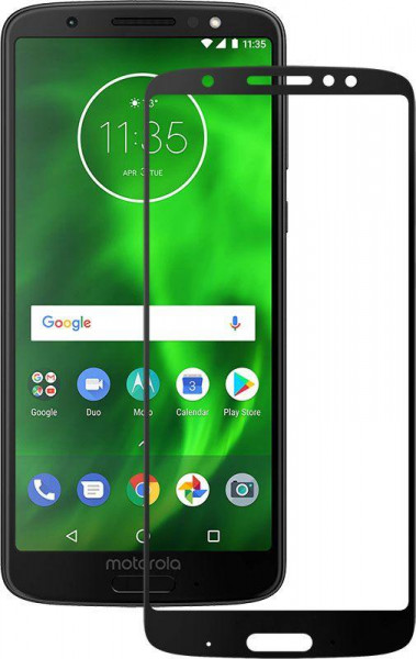   Mocolo 3D Full Cover Tempered Glass Moto G6 Plus Black #I/S