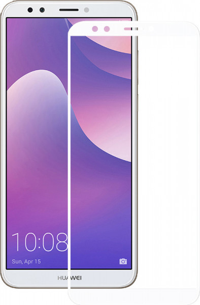   Mocolo 2.5D Full Cover Tempered Glass Huawei Y7 Prime 2018 White #I/S