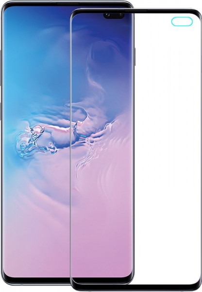   Mocolo 3D Full Cover Tempered Glass Samsung Galaxy S10+ Black #I/S