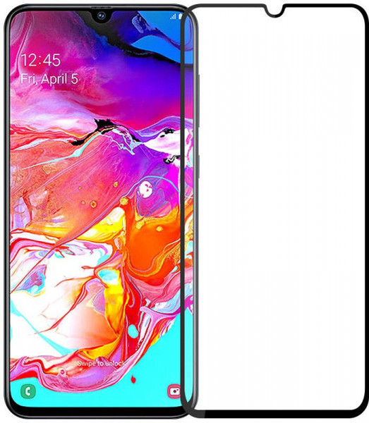   Mocolo Full Glue Tempered Glass Samsung Galaxy A70 Black #I/S