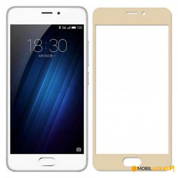  c TTech Full Cover 3D Series 9H Meizu M5C Gold (BS-000044903)