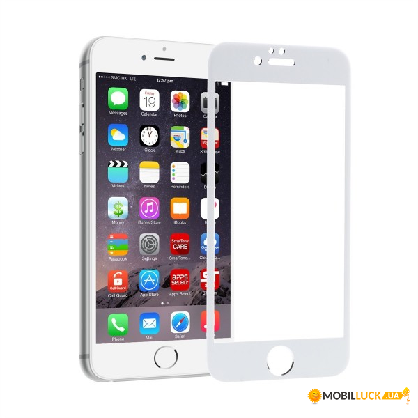  c TTech Full Cover 3D 0.18 mm iPhone 6S White (BS-000045343)