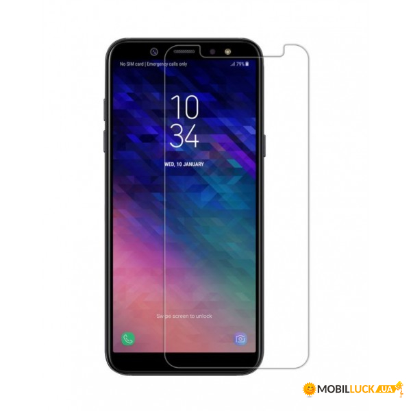  c TTech Clear Glass 2.5D Series Samsung A6 Plus 2018 A605 Transparent (BS-000057110)