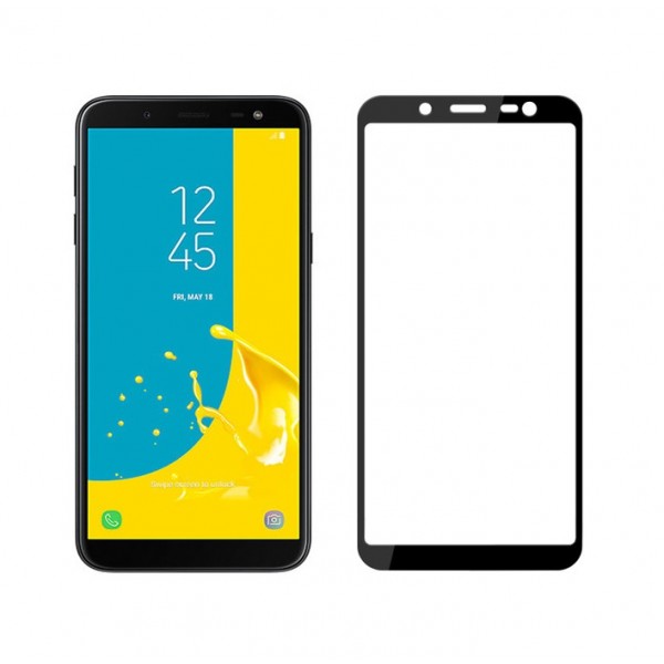  c TTech Full Cover 3D Series 9H Samsung J6 2018 J600 Black (BS-000057112)