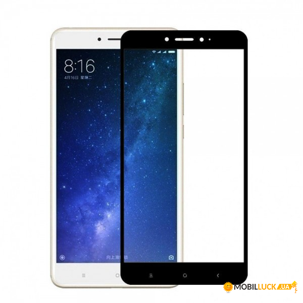  c TTech Full Cover 3D Series 9H Xiaomi Mi Max 2 Black (BS-000057840)