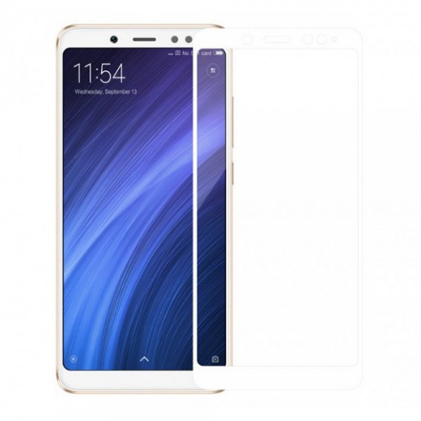  c TTech 3D Full Cover 9H  Xiaomi Redmi Note 5 White (BS-000066290)