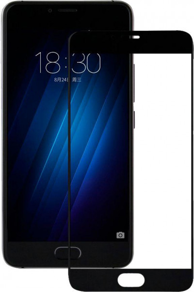   TOTO 2.5D Full Cover Tempered Glass Meizu U10 (soft edges) Black #I/S