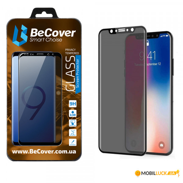   Anti-spying BeCover  Huawei P30 Black (703912)