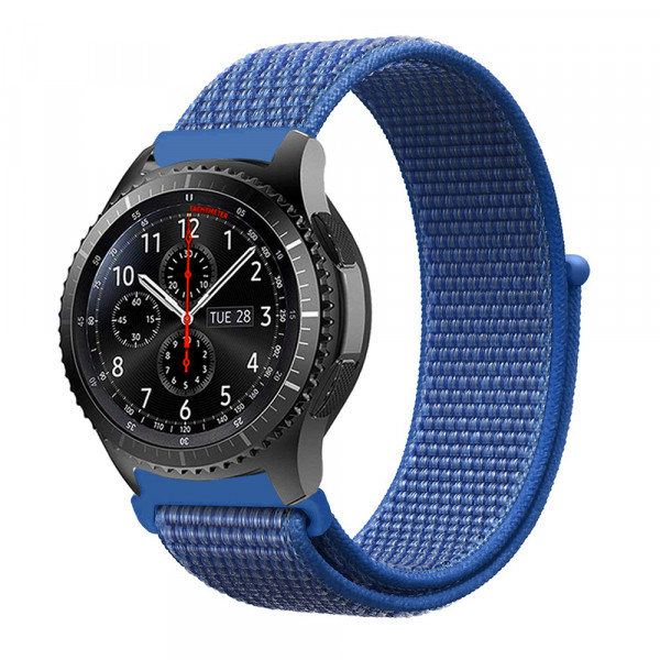  Nylon Style BeCover  Xiaomi Amazfit Bip / Bip Lite / Bip S Lite / GTR 42mm / GTS / TicWatch S2 / TicWatch E Blue (705825)