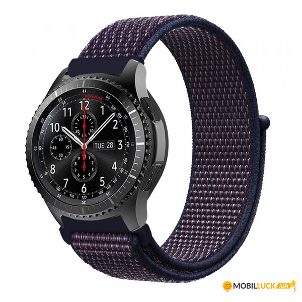  Nylon Style BeCover  Xiaomi Amazfit Bip/Bip Lite/Bip S Lite/GTR 42mm/GTS/TicWatch S2/TicWatch E Deep Blue (705827)