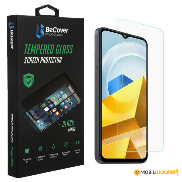   BeCover  Poco M5 4G 3D Crystal Clear Glass (708097)