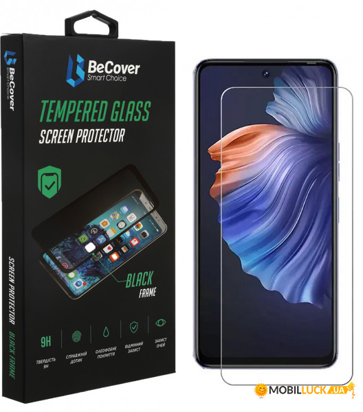   BeCover  Tecno Camon 19 Pro (CI8n) 3D Crystal Clear Glass (708132)