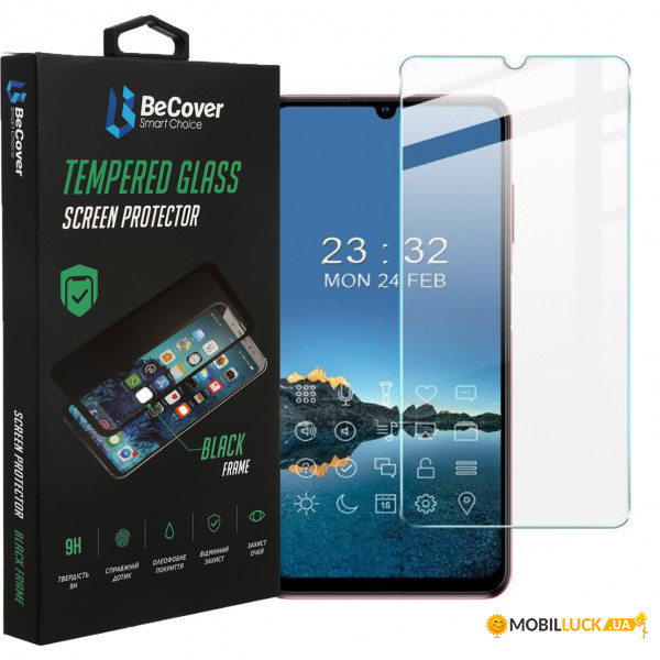   BeCover  ZTE Blade A72/V40 Vita 3D Crystal Clear Glass (708563)