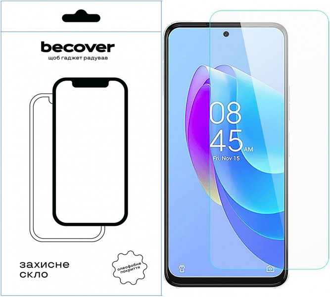   BeCover Tecno Spark 10 Pro (KI7) 3D Crystal Clear Glass (709269)