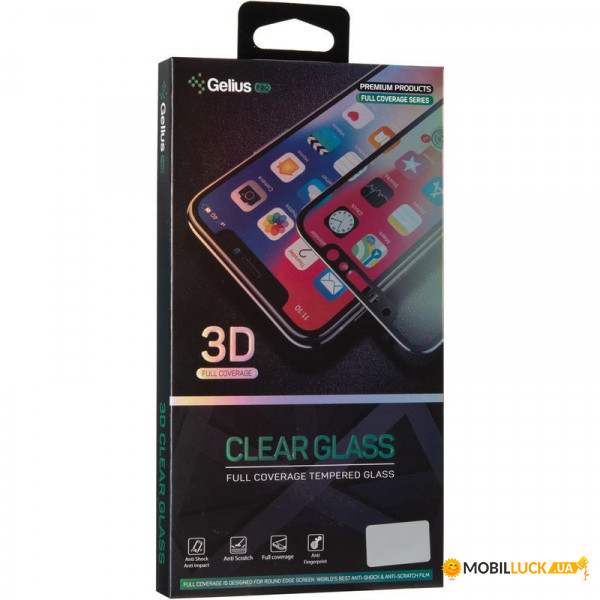   Gelius Pro 3D Full Glue  Huawei Y7 Pro 2019 Black