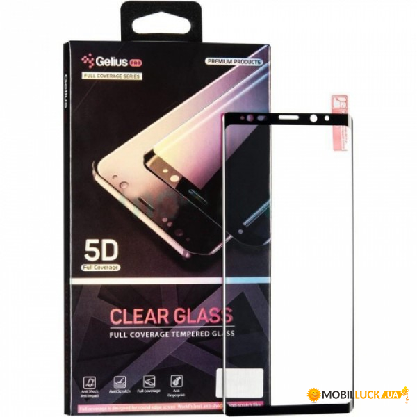   Gelius Pro 5D Full Glue  Xiaomi Mi Note 10 Black